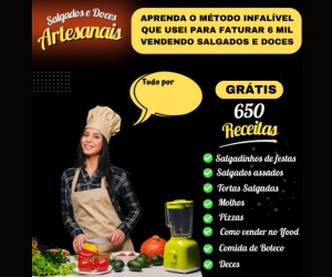 650 Receitas de Salgados e Doces